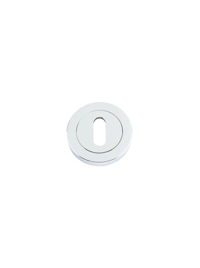 Zoo Hardware Standard profile round escutcheon - Polished Chrome