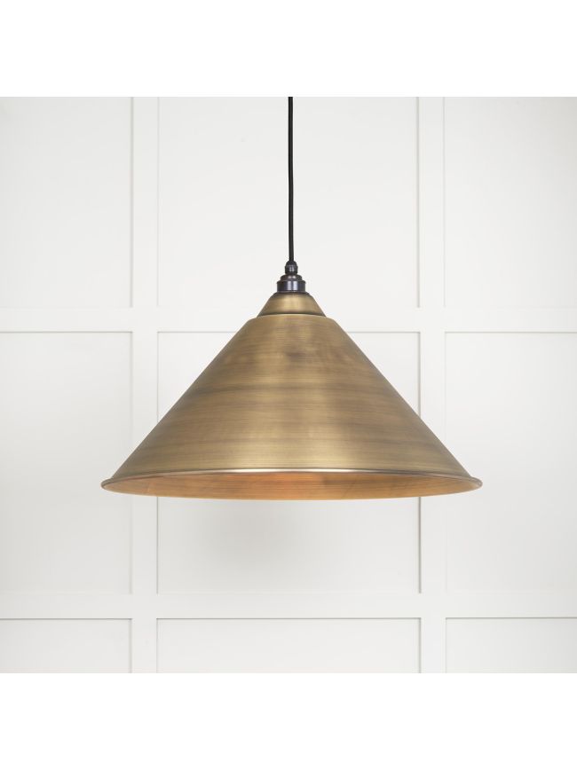 Aged Brass Hockley Pendant