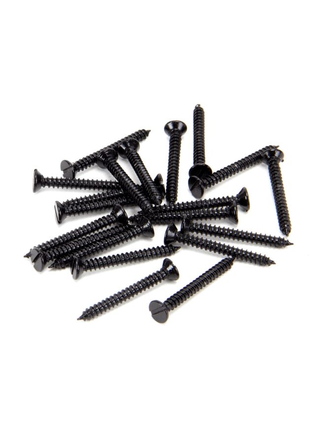 Black 6 x 1¼" Countersunk Screws (25)
