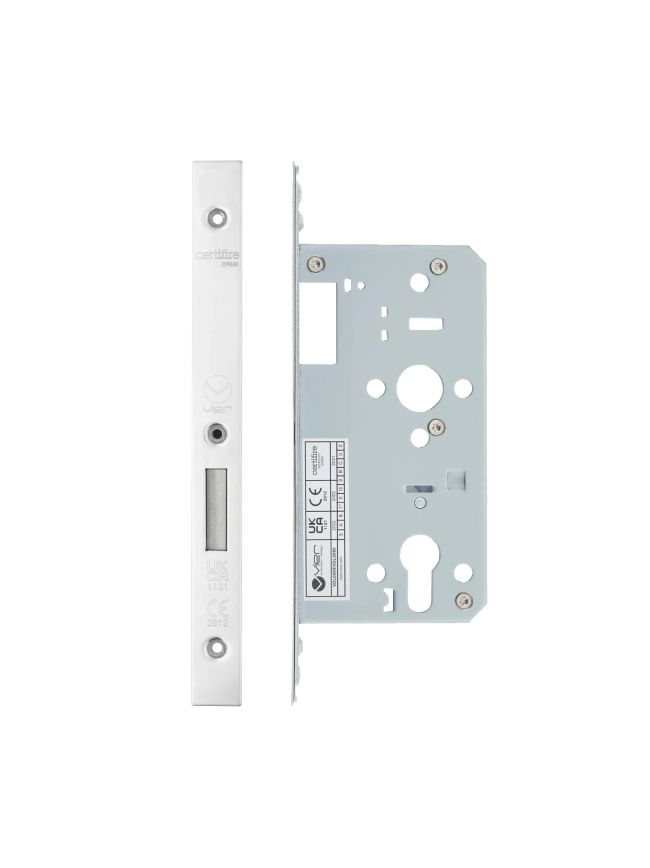 Zoo Hardware 2 Piece - DIN euro deadlock - backset 55mm - Stainless Steel