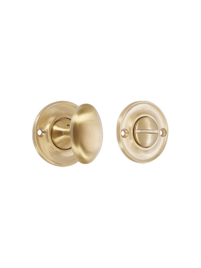 Slimline Turn & Release Satin Brass