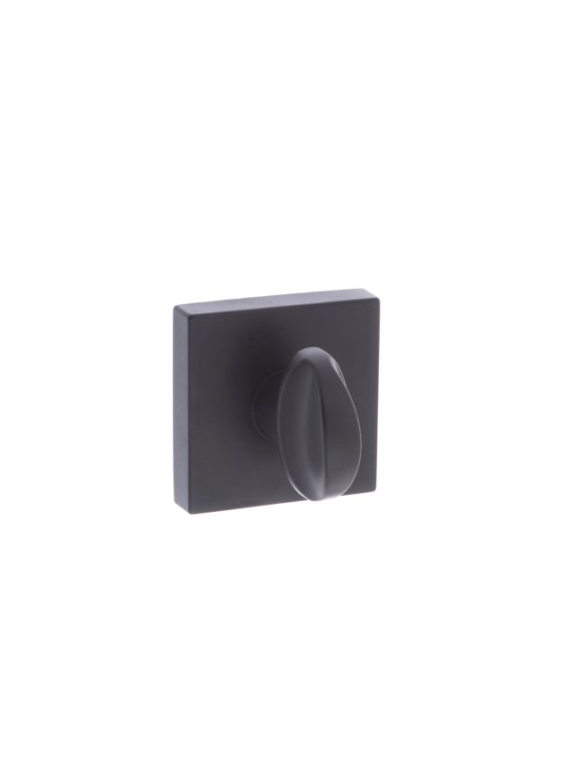 Forme WC Turn and Release on Minimal Square Rose - Matt Black