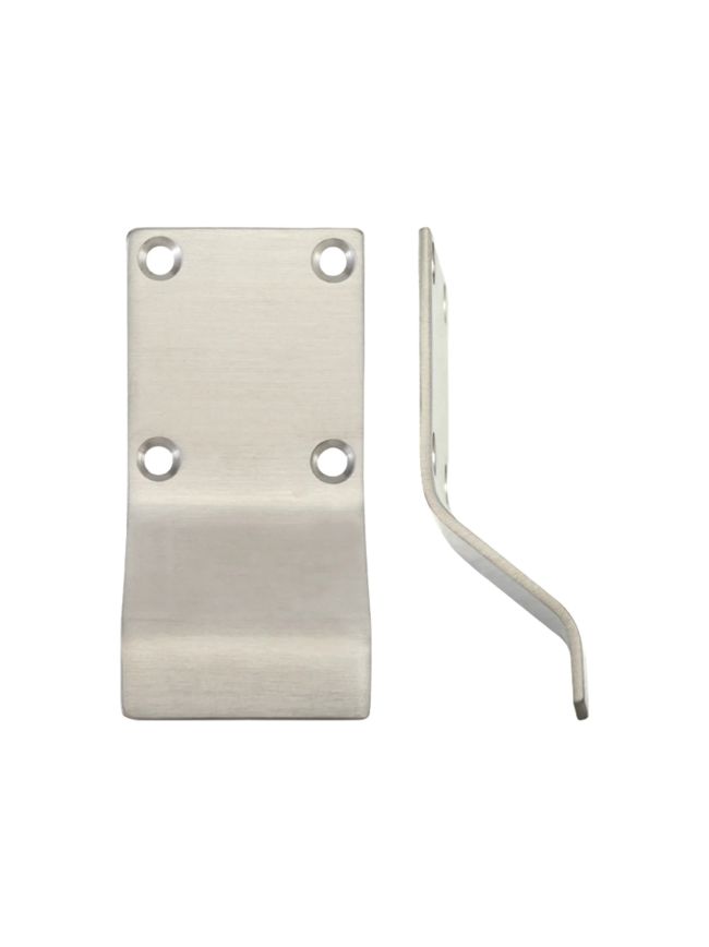 Zoo Hardware Cylinder Latch Pull - Blank Profile - 88mm x 43mm - Satin Stainless