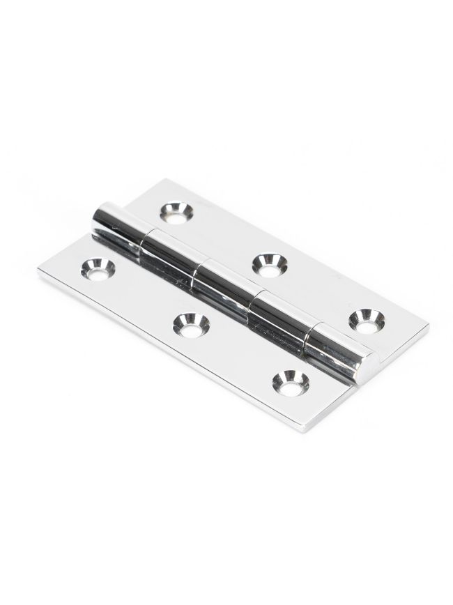 Polished Chrome 2.5" Butt Hinge (pair)