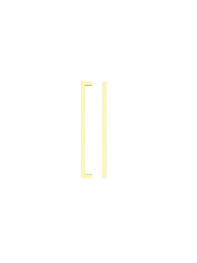 Zoo Hardware Square Block Cabinet handle 224mm CTC Brushed Gold Finish