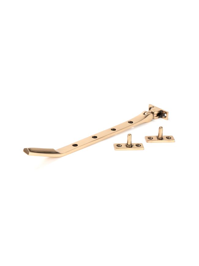 Polished Bronze Art Deco 10" Stay