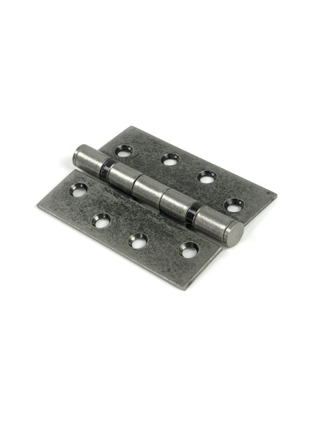 Pewter 4" Ball Bearing Butt Hinge (Pair) ss