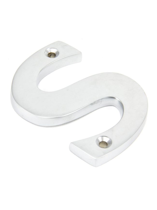 Satin Chrome Letter S
