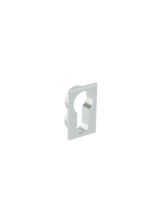 Forme Concealed Rose Euro Escutcheons Square - Polished Chrome (Pair)