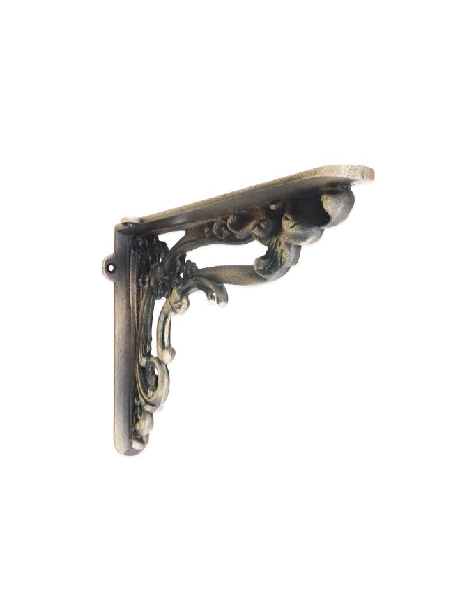 Apple Shelf Bracket Matt Antique (Sold in Pairs)