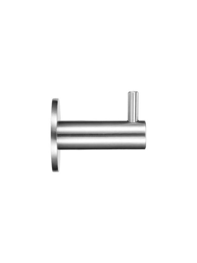 Zoo Hardware Wall Mounted Hook w/ Rose - Stainless Steel