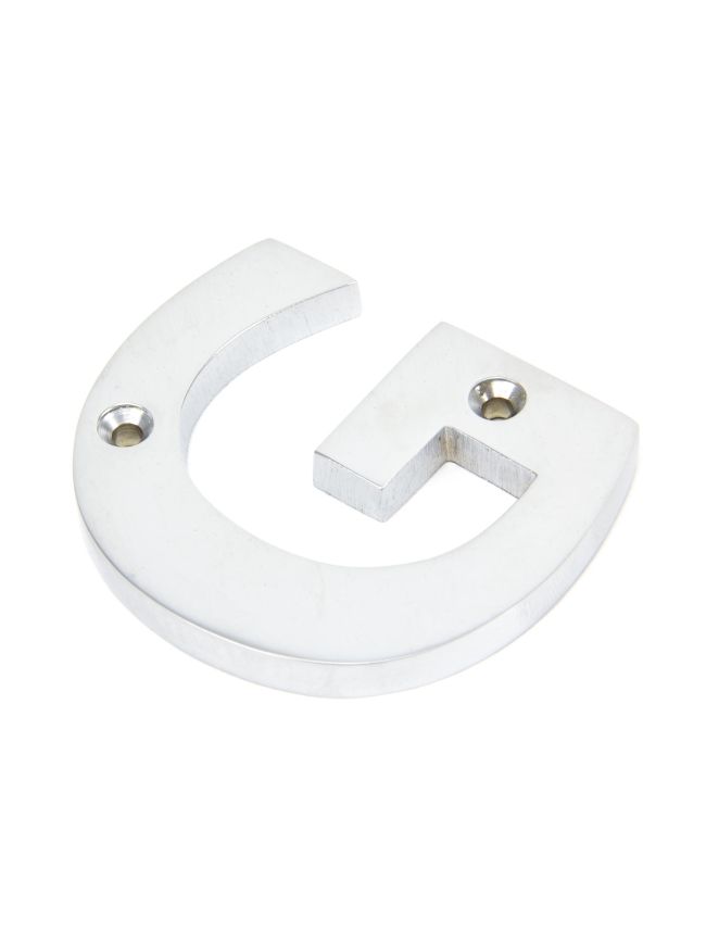 Satin Chrome Letter G