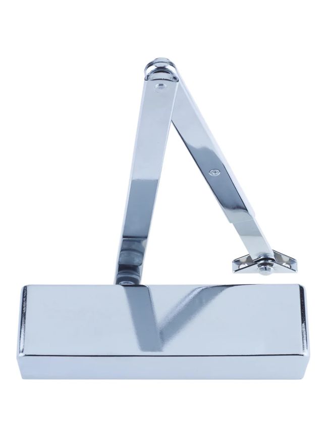 Zoo Hardware Size 2-4 Door Closer - Polished Nickel