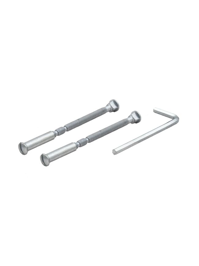 Zoo Hardware Spare Fixing Pack - suitable for ZPZ Levers - Satin