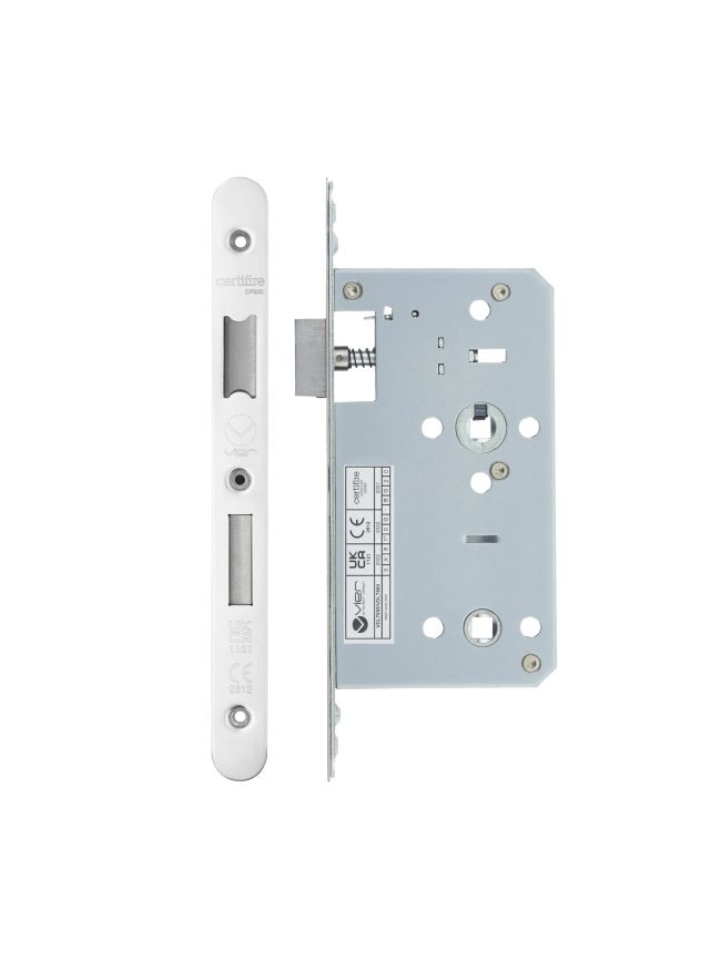 Zoo Hardware 2 Piece - DIN bathroom - 78mm c/c - backset 60mm - Stainless Steel