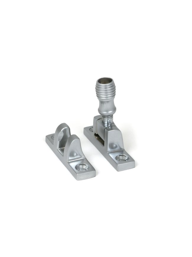 Satin Chrome Beehive Brighton Fastener - Narrow (Square)