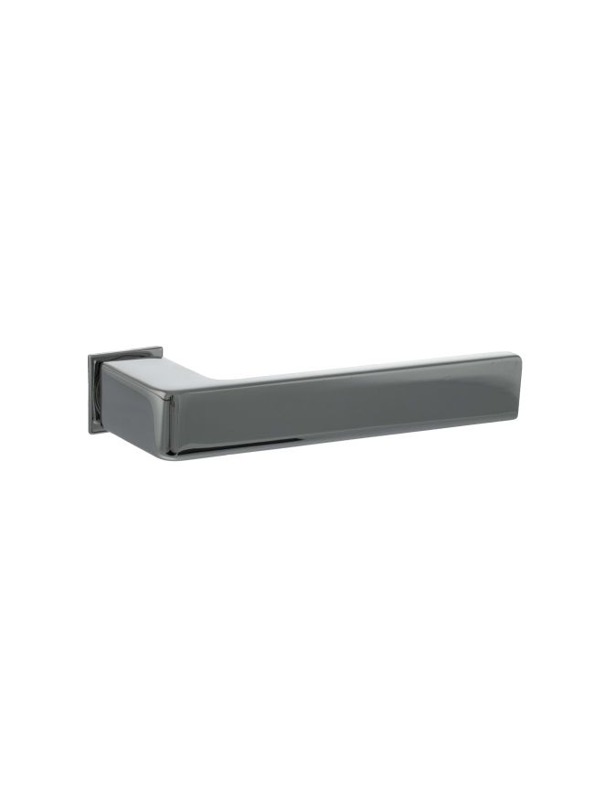 Forme Asti Lever Door Handle on Concealed Square Rose - Polished Chrome (Pair)