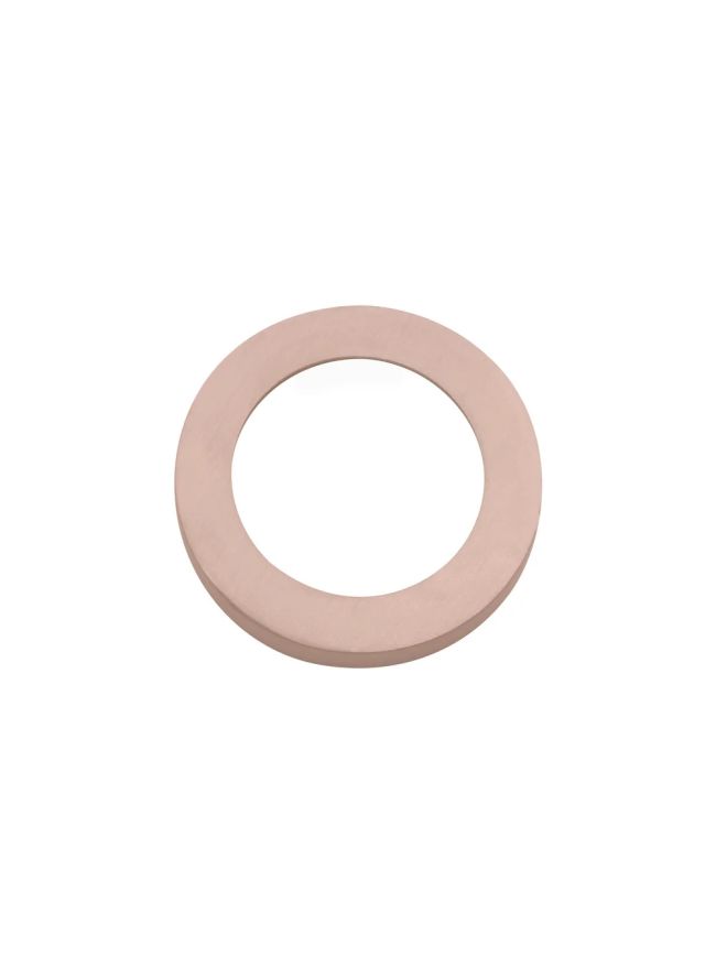 Zoo Hardware Spare round rose (turn & release) - Tuscan Rose Gold