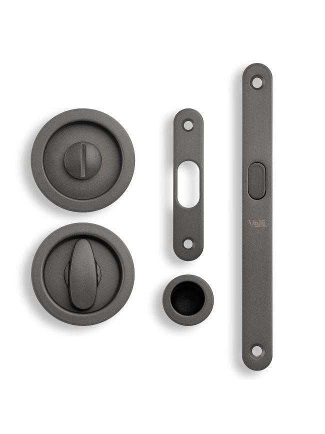 Valli Radius Sliding Door Set - Anthracite