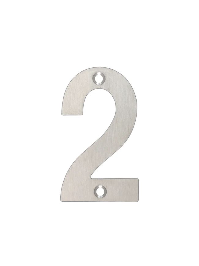 Zoo Hardware Numerals - Polished Stainless