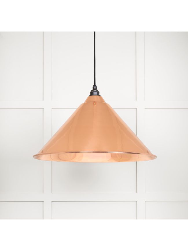 Smooth Copper Hockley Pendant