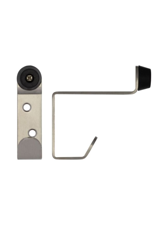 Stainless Steel Hat & Coat Hooks 75 mm Projection Satin Stainless Steel - By Frelan Hardware - JSS15