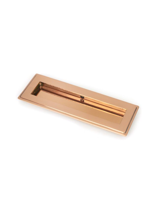Polished Bronze 175mm Art Deco Rectangular Pull