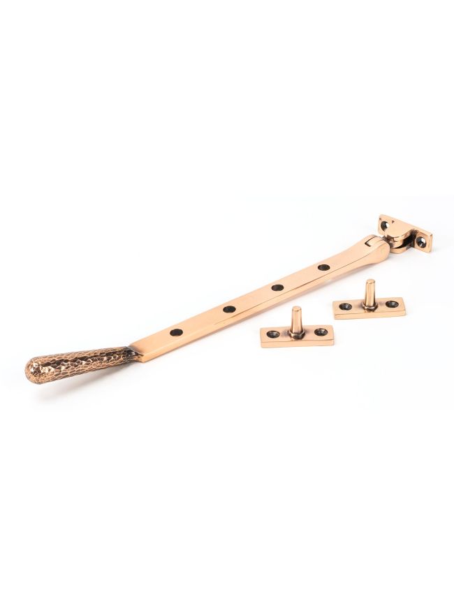 Polished Bronze 10" Hammered Newbury Stay