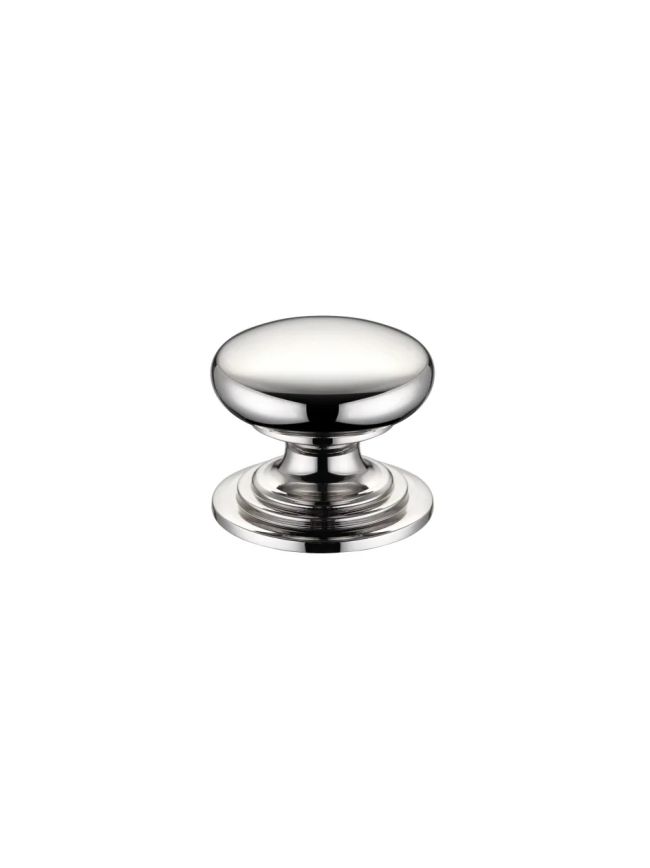 Zoo Hardware Victorian Cupboard Knob 25mm dia. - Nickel