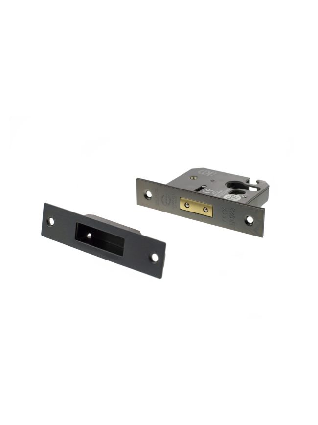 Atlantic Euro Deadlock [CE] 2.5" - Black Nickel