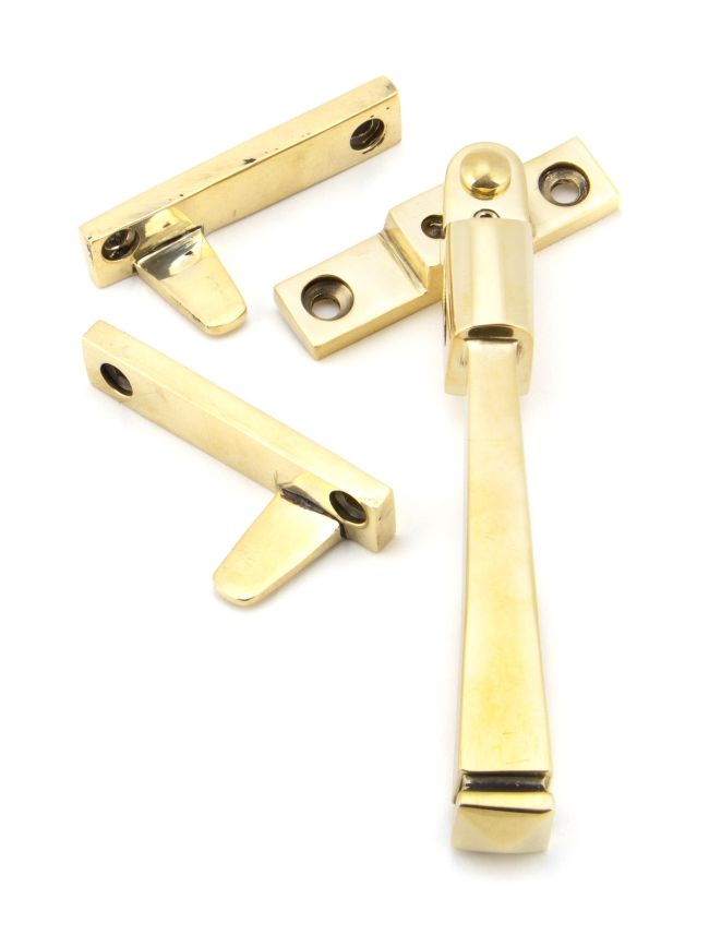 Aged Brass Night-Vent Locking Avon Fastener