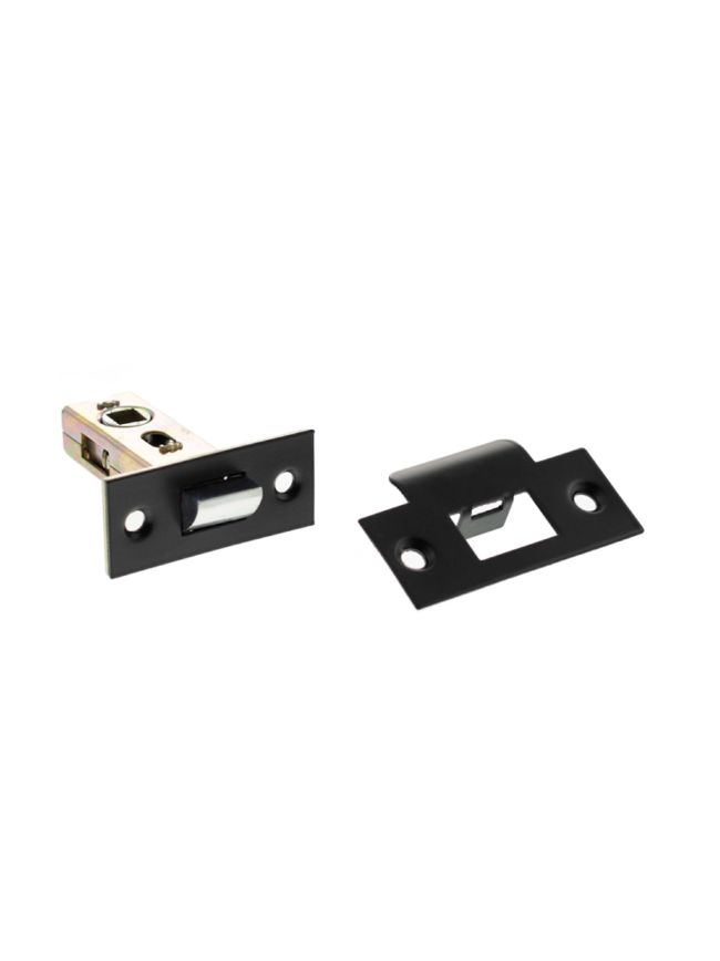 Atlantic Bolt Through Tubular Latch 2.5" - Matt Black