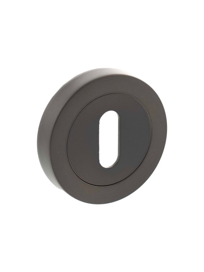 Old English Key Escutcheons - Urban Dark Bronze (Pair)