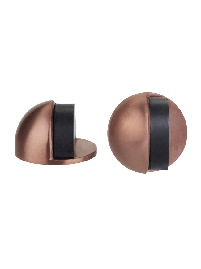 Zoo Hardware Door stop - floor mounted - oval - 45mm - Bronze