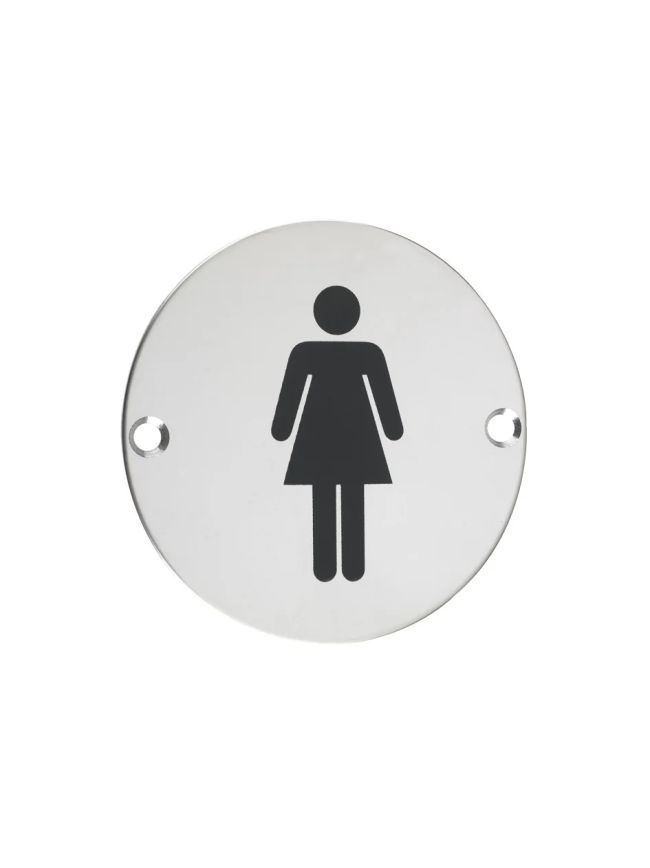 Zoo Hardware Sex Symbol - Female - 76mm dia - Stainless Steel
