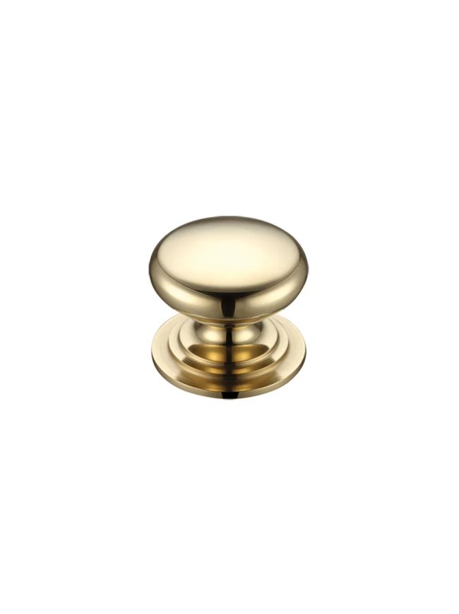 Zoo Hardware Victorian Cupboard Knob 25mm dia. - Brass