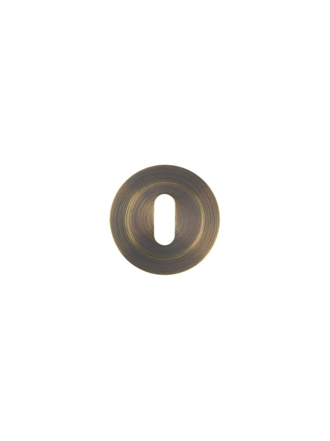 Zoo Hardware Standard Profile Escutcheon - Antique Brass