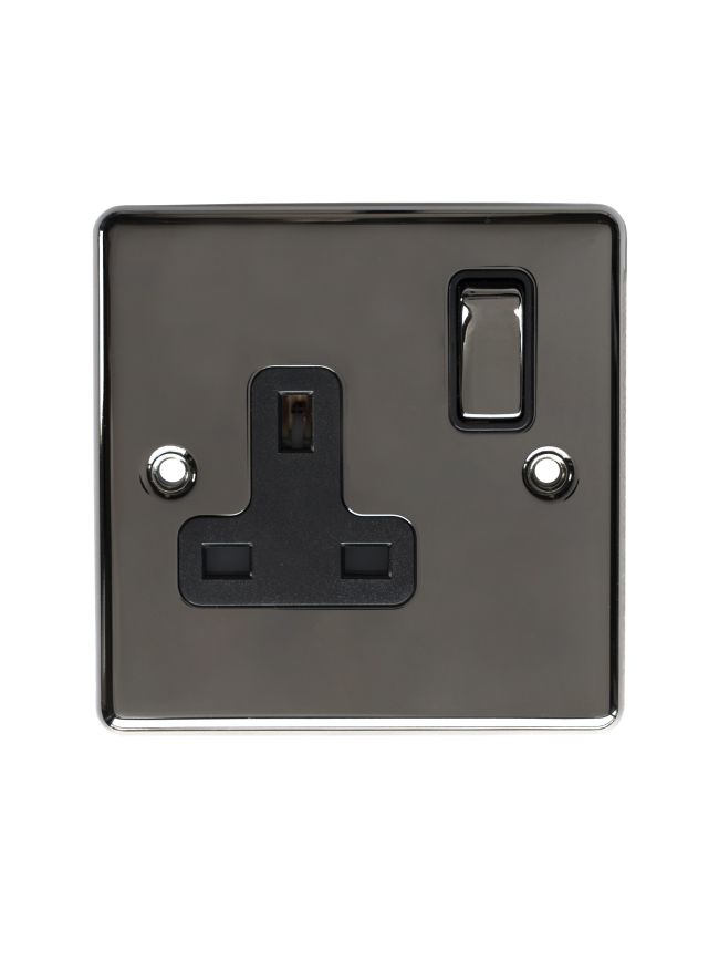 BN Single 13 Amp Switched Socket