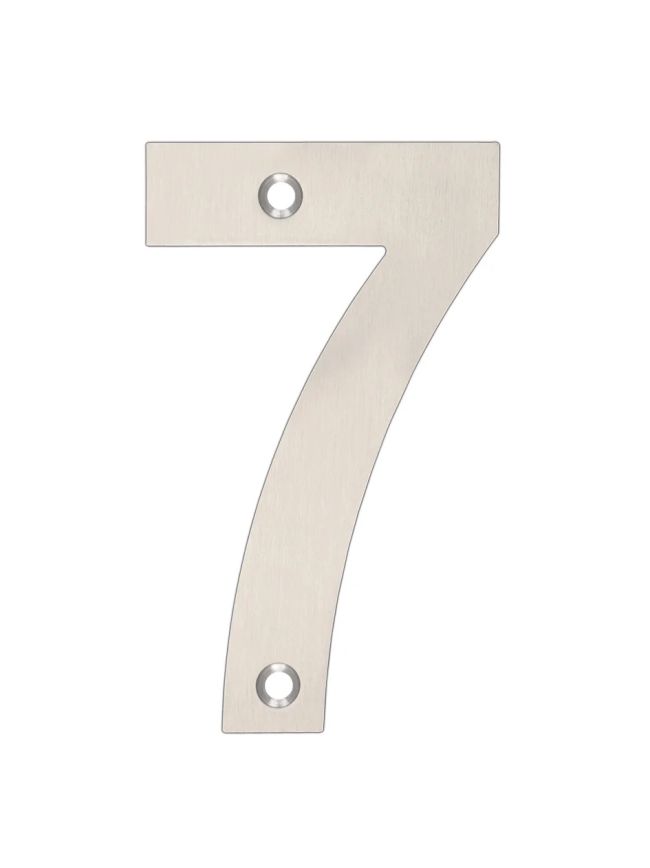 Zoo Hardware Numerals - Satin Stainless