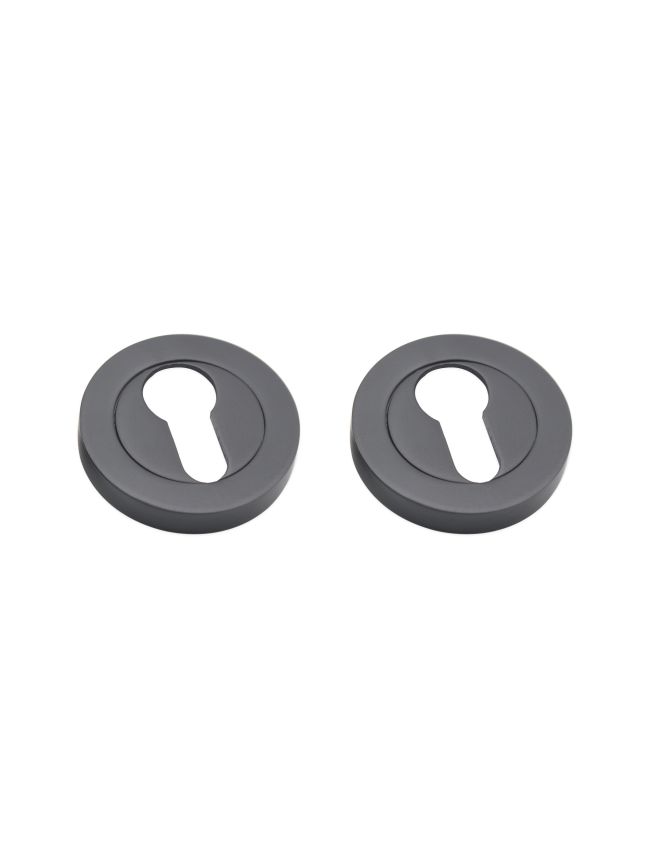 Euro Profile Escutcheon Gunmetal Grey