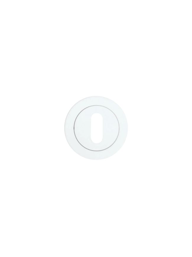 Zoo Hardware Standard Profile Escutcheon - White