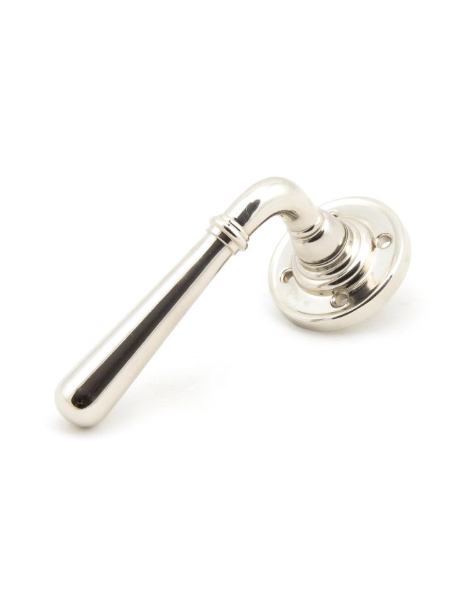 Polished Nickel Newbury Lever on Rose Set - Unsprung