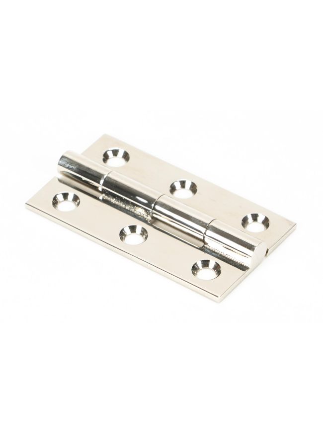 Polished Nickel 2" Butt Hinge (pair)