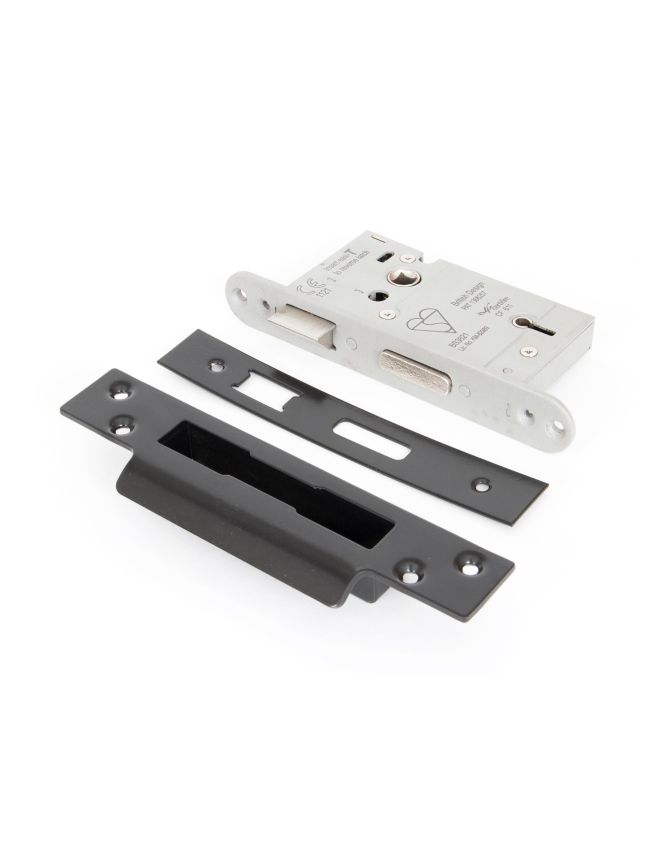 Black 2½" 5 Lever Heavy Duty BS Sash Lock