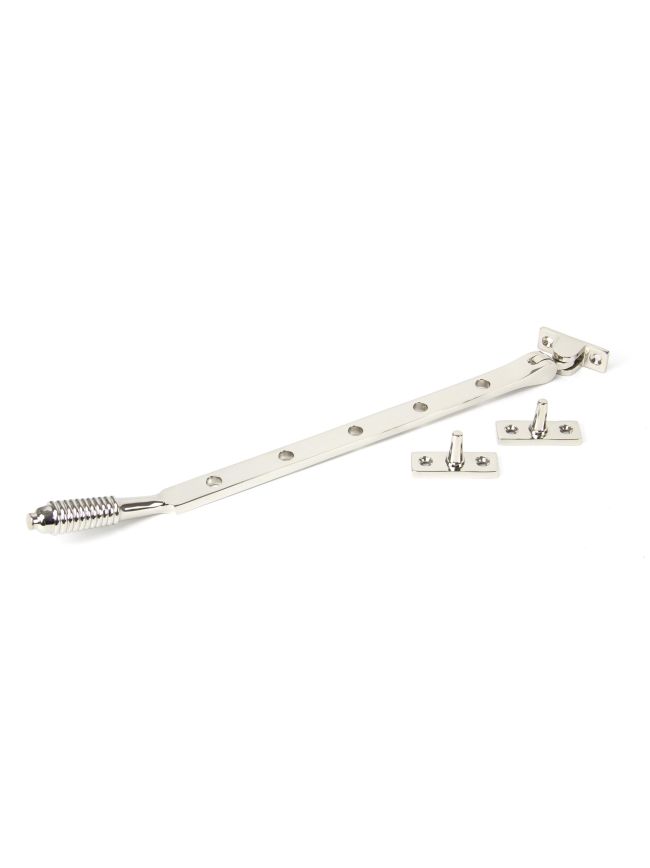 Polished Nickel 12" Reeded Stay