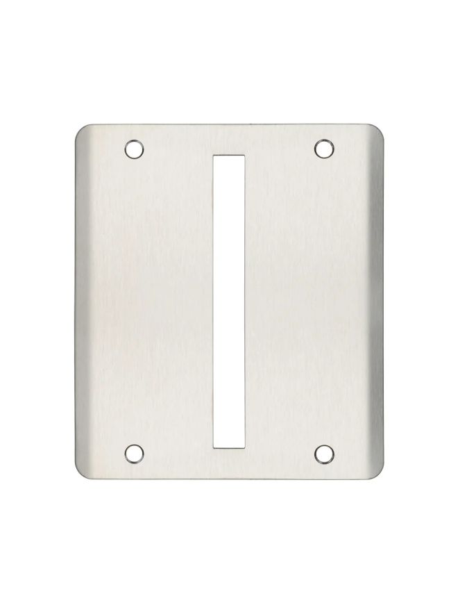 Zoo Hardware Spare double strike to suit roller dins - 130 x 150mm - Stainless Steel