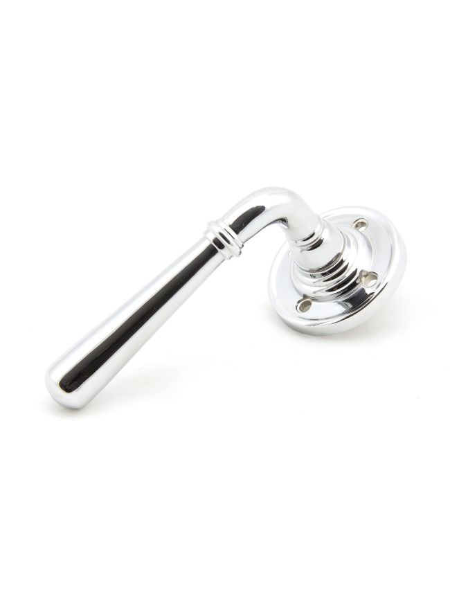 Polished Chrome Newbury Lever on Rose Set - Unsprung