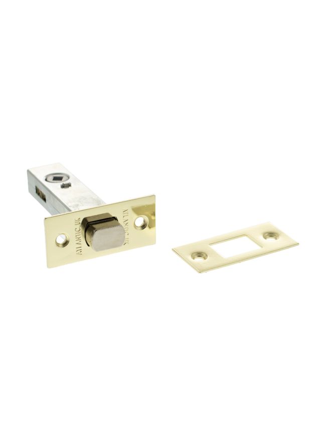 Atlantic Tubular Deadbolt 3" - Polished Brass