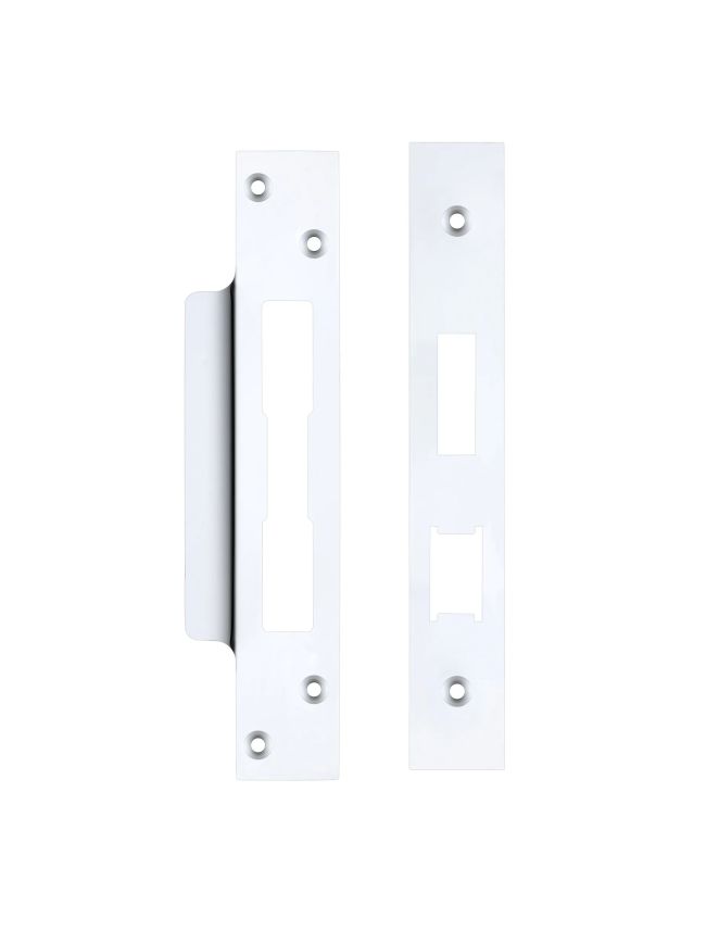 Zoo Hardware Spare Acc Pk for UK Sash Locks - *BLANK* - contains Forend, Strike and Fixing Screws - Chrome