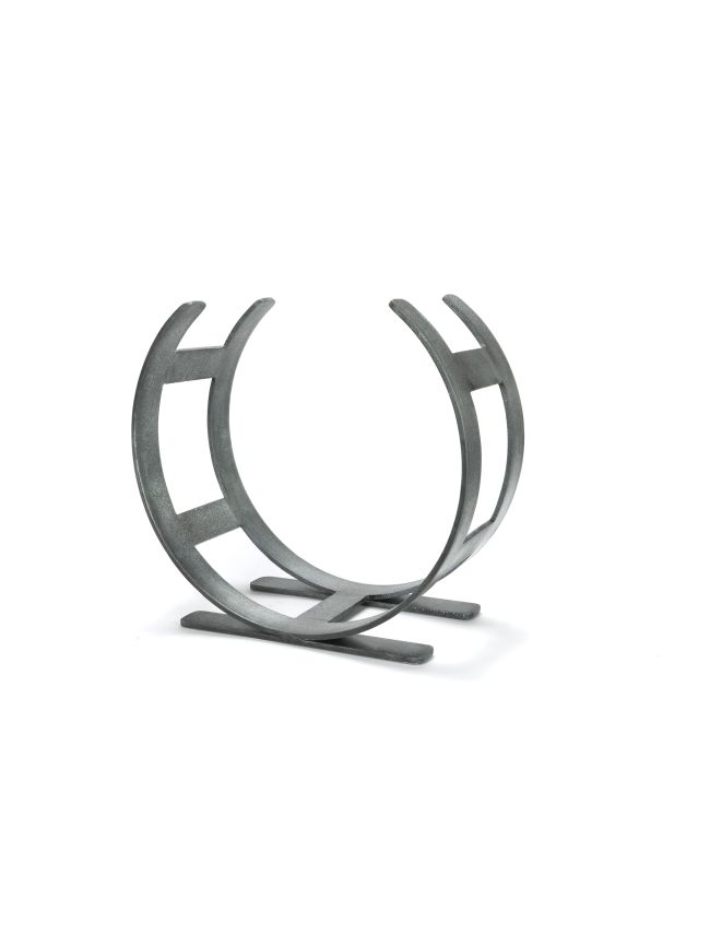 Pewter Curved Log Holder - Small